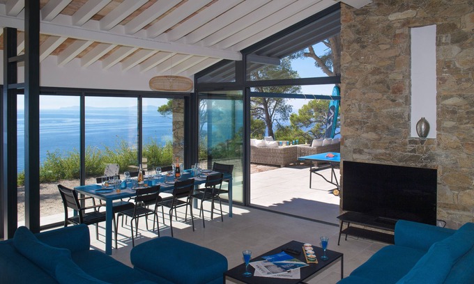 Cavaliere Casa | Villa 6 Chambres, Super Cavalaire,12 Personnes vue mer 180 Degrés,plage Privée