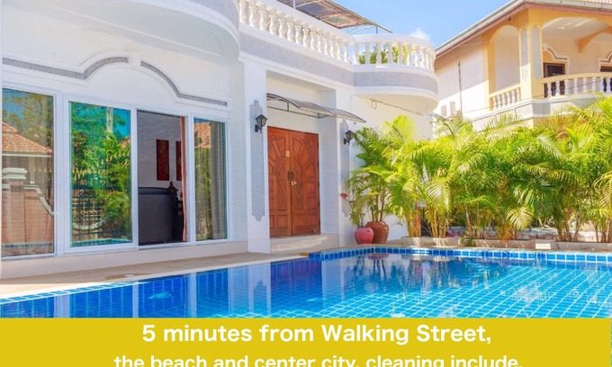 South Pattaya Villa | ⭐⭐⭐⭐⭐ Villa 7 bedroom near WALKING STREET & BEACH