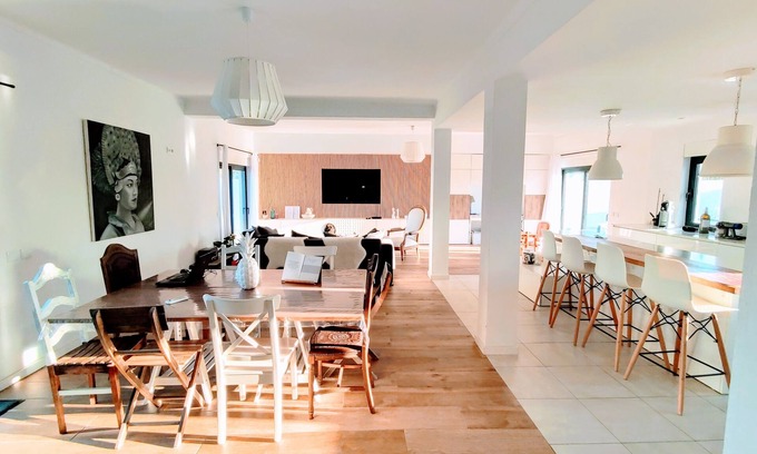 Santa Luzia Casa | Villa a 800 metros del puerto de pescadores de Santa Luzia y playas