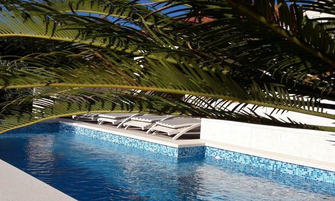 Okrug Gornji Apartamento | villa A - Piscina de calefacción