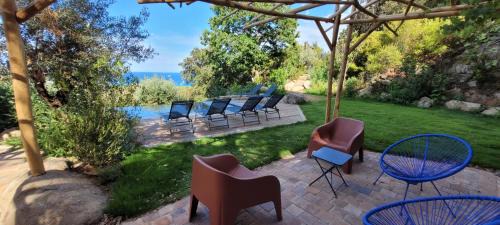 Sainte-Lucie-de-Porto-Vecchio Casa | Villa Acciagina 10 pers PISCINE VUE MER PINARELLO Climatisée