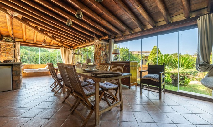 San Stefano Villa | Villa 'Adelida Villasimius' con vistas al mar, Wi-Fi y aire acondicionado