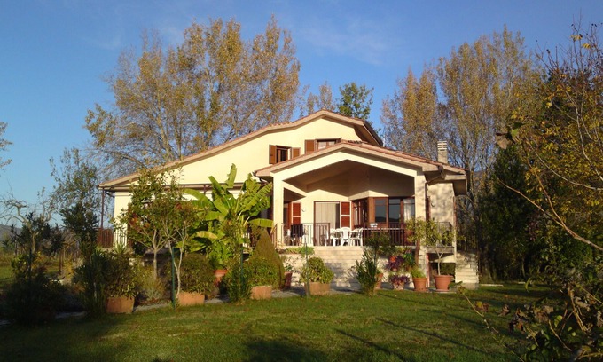 Le Caselle Villa | Villa Alberto, campo tranquilo entre Roma y Nápoles, impresionantes vistas a la montaña