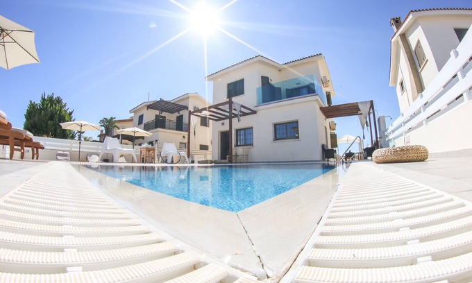 Ayia Thekla Villa | Villa Alexandra (piscina privada, a 90 metros de la playa, cerca de la playa de Nissi)