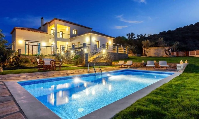 Skopelos Villa | VISTA VILLA ANATOLI-PANORÁMICA Y PISCINA PRIVADA
