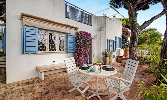 Vale do Lobo Villa | Villa 'Apple' con vistas al mar, Wi-Fi y aire acondicionado