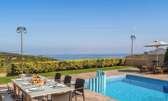 Agia Marina Villa | Villa Ariella With Sea View