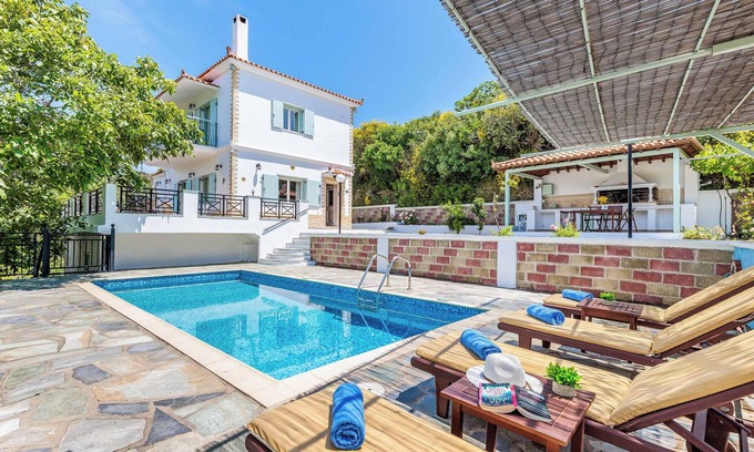 Skopelos Town Villa | Villa Augusta - Dos Habitaciones Villa, Capacidad 4