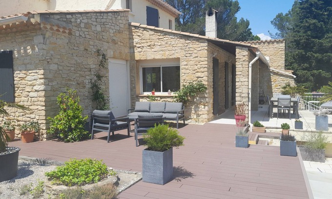 Saint-Alexandre Villa | Villa aux Portes de Provence, Piscine et vue Dégagée, Confort et Tranquillité !