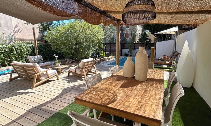 Saint-Cyr-sur-Mer Villa | Villa Avec Piscine à 50 m des Plages !