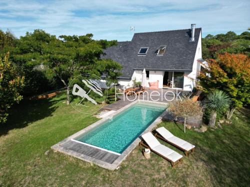 Erdeven Casa | Villa avec piscine - calme absolu 5 min des plages