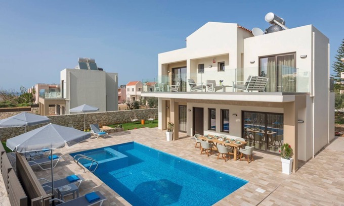 Platanias Town Villa | Villa Ballos - Tres Habitaciones Villa, Capacidad 6