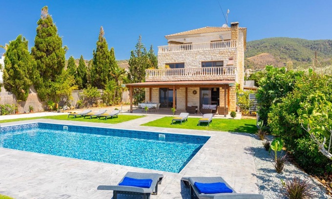 Pomos Villa | Villa Beach Heaven - Siete Habitaciones Villa, Capacidad 16