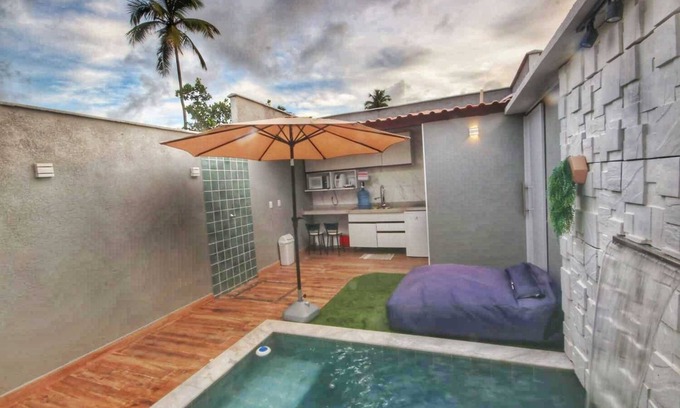 Barreira do Boqueirao Casa | Villa Beija-flor 1 - Casa Alexa com Piscina Privativa em Japaratinga