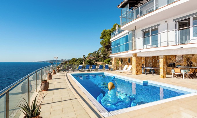 Lloret de Mar Villa | Villa Bergantin con vistas al mar, piscina y Wi-Fi