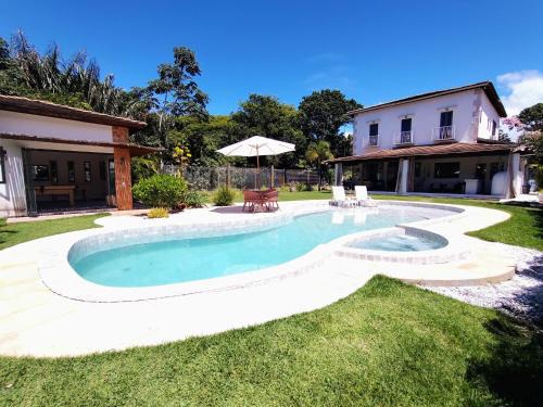 Imbassai Casa | Villa Brama Mare - 4 suítes, piscina, sala de jogos
