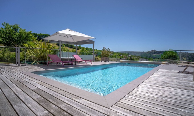 Espalion Villa | Villa de lujo y cuentan con piscina privada y SPA Villa Calmont