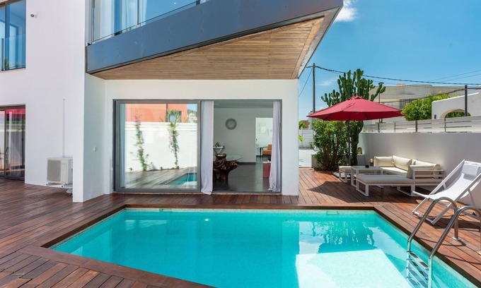 Ibiza Town Villa | Villa "Can Olivera" cerca del mar con piscina privada y Wi-Fi