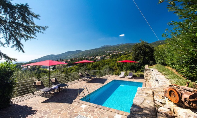Icici Villa | Villa Capra Verde - piscina privada, 1. 500 m² oasis verde, Opatija (Ičići)