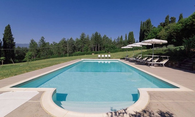 Bibbiena Villa | Villa Catarsena con piscina privada climatizada