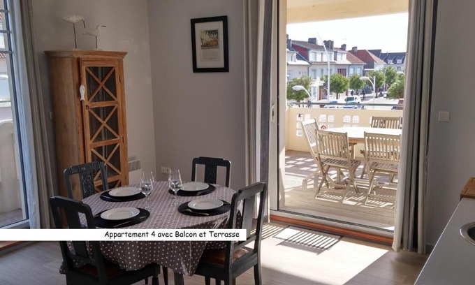 Fort-Mahon-Plage Apartamento | VILLA CHANTEREINE - apparts à 5 mn de la plage - BAIE DE SOMME