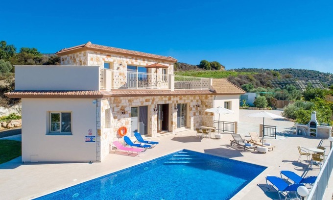 Pano Arodhes Villa | Villa Christel - Cuatro Habitaciones Villa, Capacidad 9