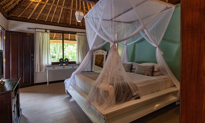 Seminyak Casa | Villa Coco - Bungalow de 1 dormitorio con jardín
