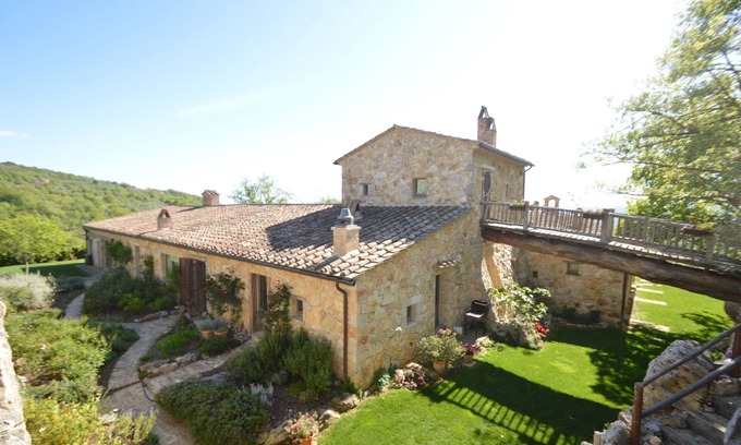 Guardea Villa | VILLA DE FÁBULAS, Orvieto, 14 pl. Piscina privada climatizada 30 ° C + SPA, h 24