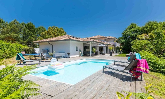 Capbreton Casa | Villa Contemporaine au Calme à 10 mn des Plages
