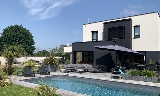 Quevert Casa | Villa contemporaine du rocher - 5 min Dinan