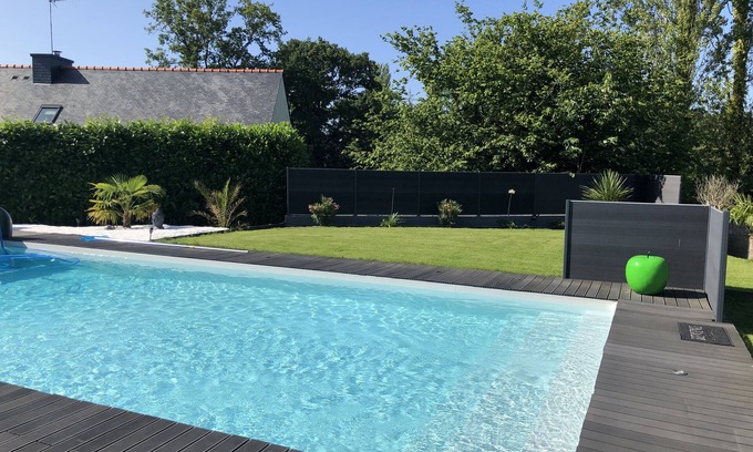Pabu Casa | Villa Contemporaine, Piscine Chauffée en Bretagne