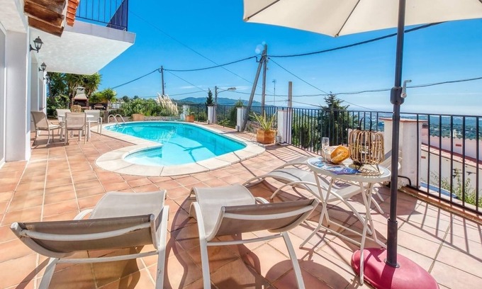 Lloret Blau Villa | Villa "Costacabana - Sofia" con vistas al mar, piscina privada y Wi-Fi