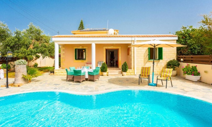 Ayia Marina Chrysochous Villa | Villa Constantinos - Tres Habitaciones Villa, Capacidad 7