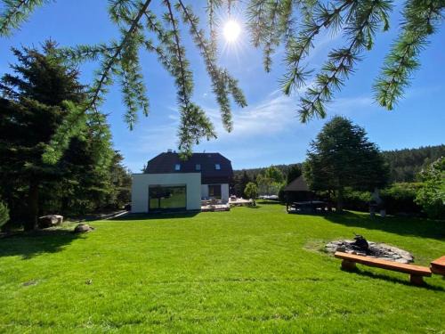 gmina Wolin Casa | VILLA DANUTA- WISELKA, direct at National Park, big garden, 4 bedrooms, private SAUNA