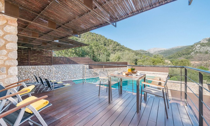 Caimari Casa | Villa Del Carmen Sis - Sunset Villa Furios Petit - Villa moderna y lujosa con piscina privada