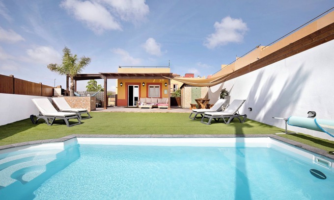 Corralejo Villa | 'Villa del Relax' con vistas al mar, piscina y Wi-Fi