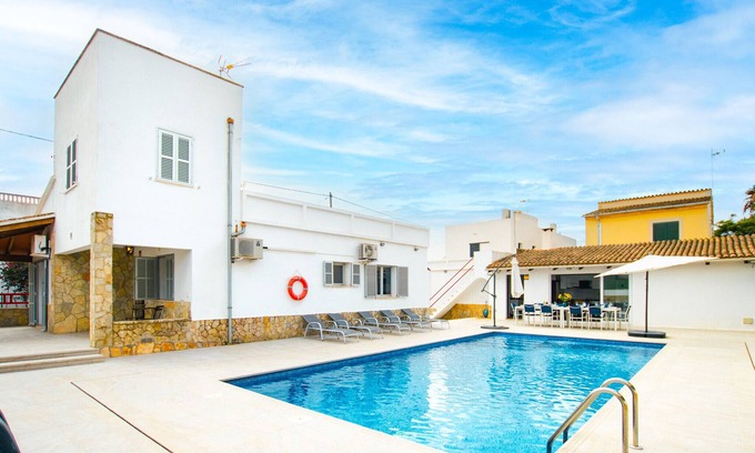 Sa Rapita Villa | Villa Dolphin con piscina privada en 300 metros del mar