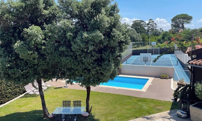 Perre Casa | Villa dos Amados: House with swimming pool, playground and nature in every detail.