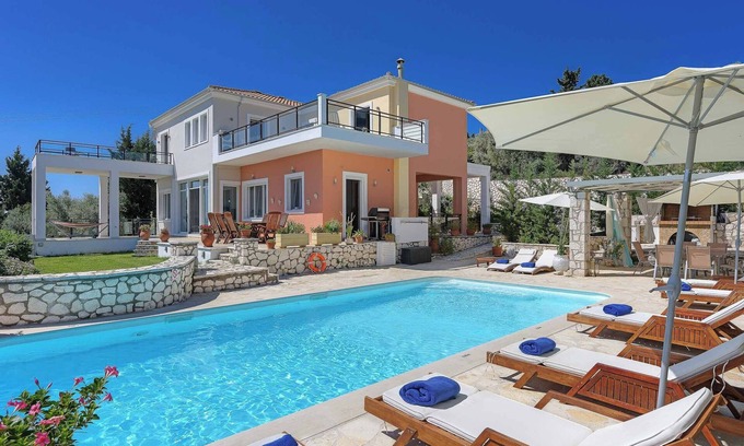 Katouna Villa | Villa Drepanou Bay - Villa de cuatro dormitorios, capacidad para 8