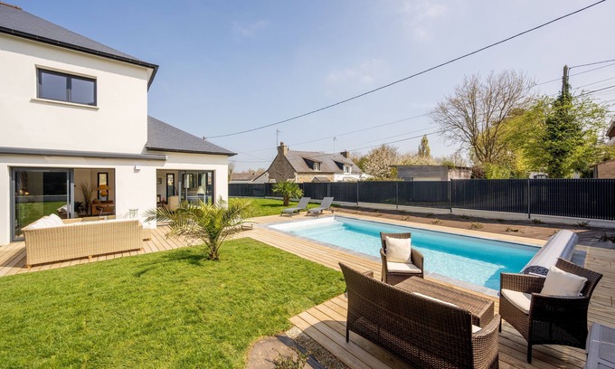 Quessoy Casa | Villa du Clos Briens - Piscine Privée