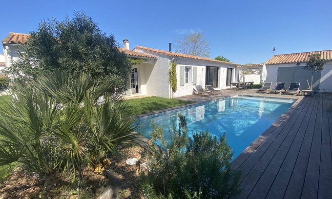 La Couarde-sur-Mer Villa | Villa du Peu des Hommes : New villa with swimming pool for 8 people