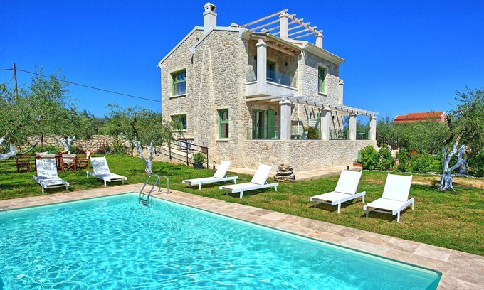 Almiros Beach Villa | Villa Elais - Vasilika Peritheias ,Ionian Islands