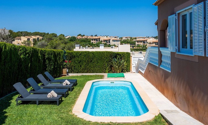 Porto Cristo Novo Villa | Villa 'Casa Pilar' con piscina privada, terraza privada y Wi-Fi