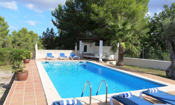 Sant Antoni de Portmany Villa | Villa Susan Ibiza - Tres Habitaciones Villa, Capacidad 9