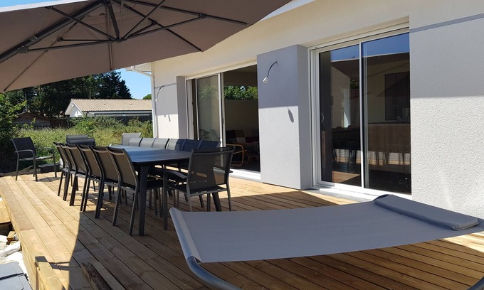 Vendays-Montalivet Casa | Villa Familiale de 14 Personnes