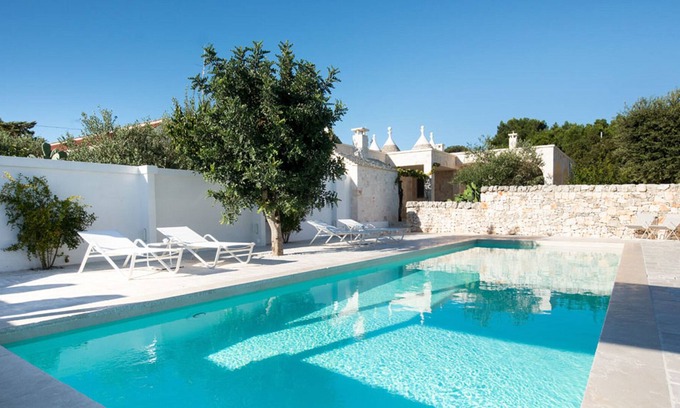 Laureto Villa | Villa 'Fascino Dei Trulli' con piscina privada, Wi-Fi y aire acondicionado