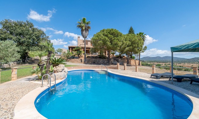 Sant Llorenc des Cardassar Villa | Villa 'Finca Son Manxo' con vistas a la montaña, Wi-Fi y aire acondicionado