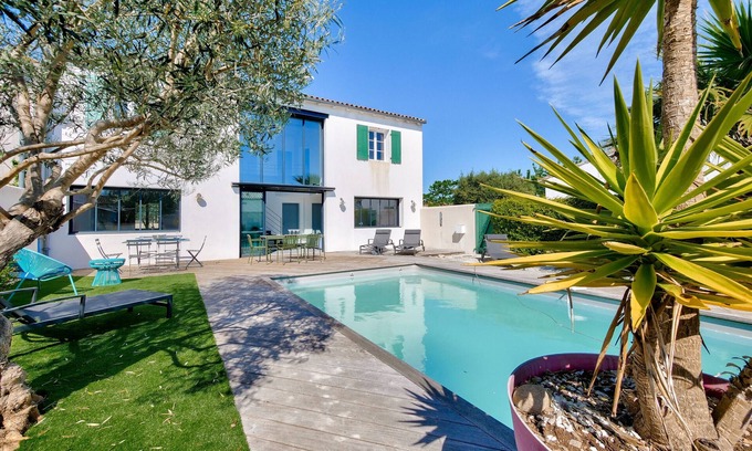 La Flotte Chalet De Esquí | Villa para 10 con piscina, La Flotte en Ré