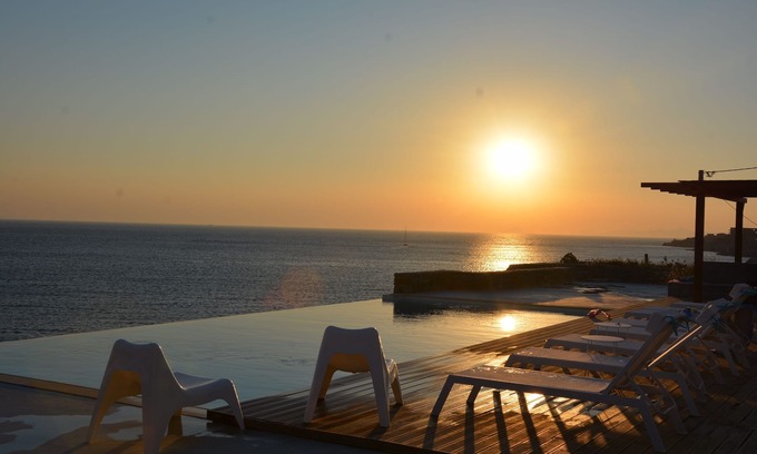 Koundouros Villa | Villa frente al mar 1 con piscina infinita