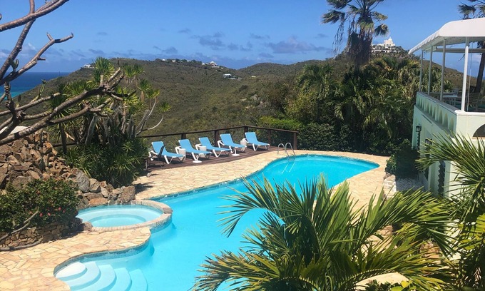 Slob Casa | Villa Golden Blue - Private villa with spectacular, 270* Caribbean Sea views